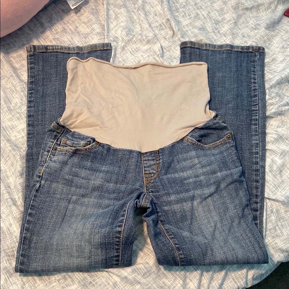 Women's Blue Maternity Jeans